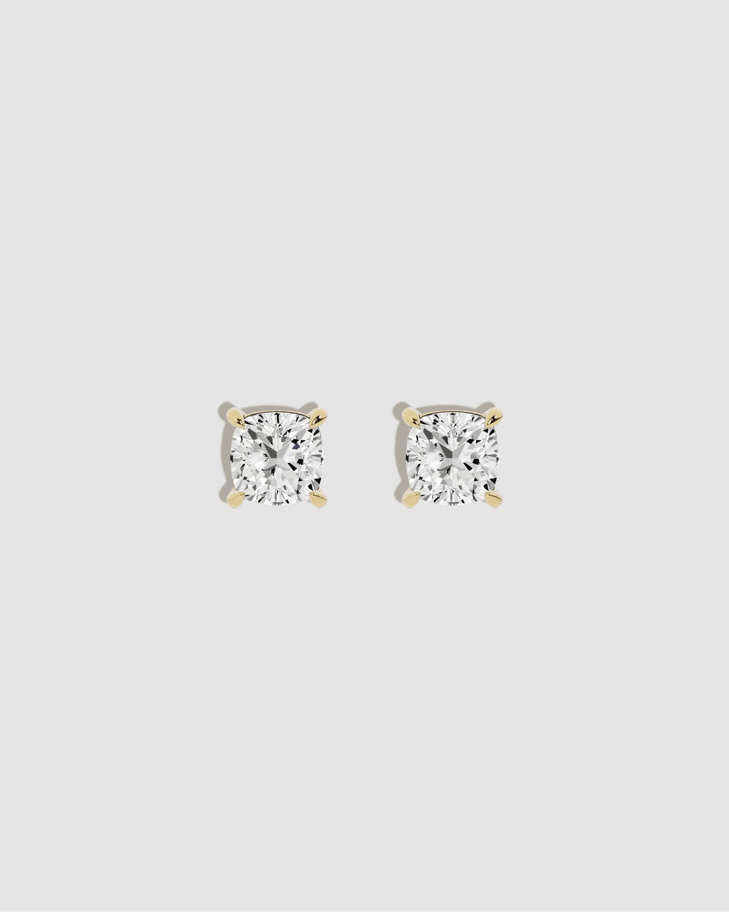 JF Lab - Cushion Cut Stud Earrings