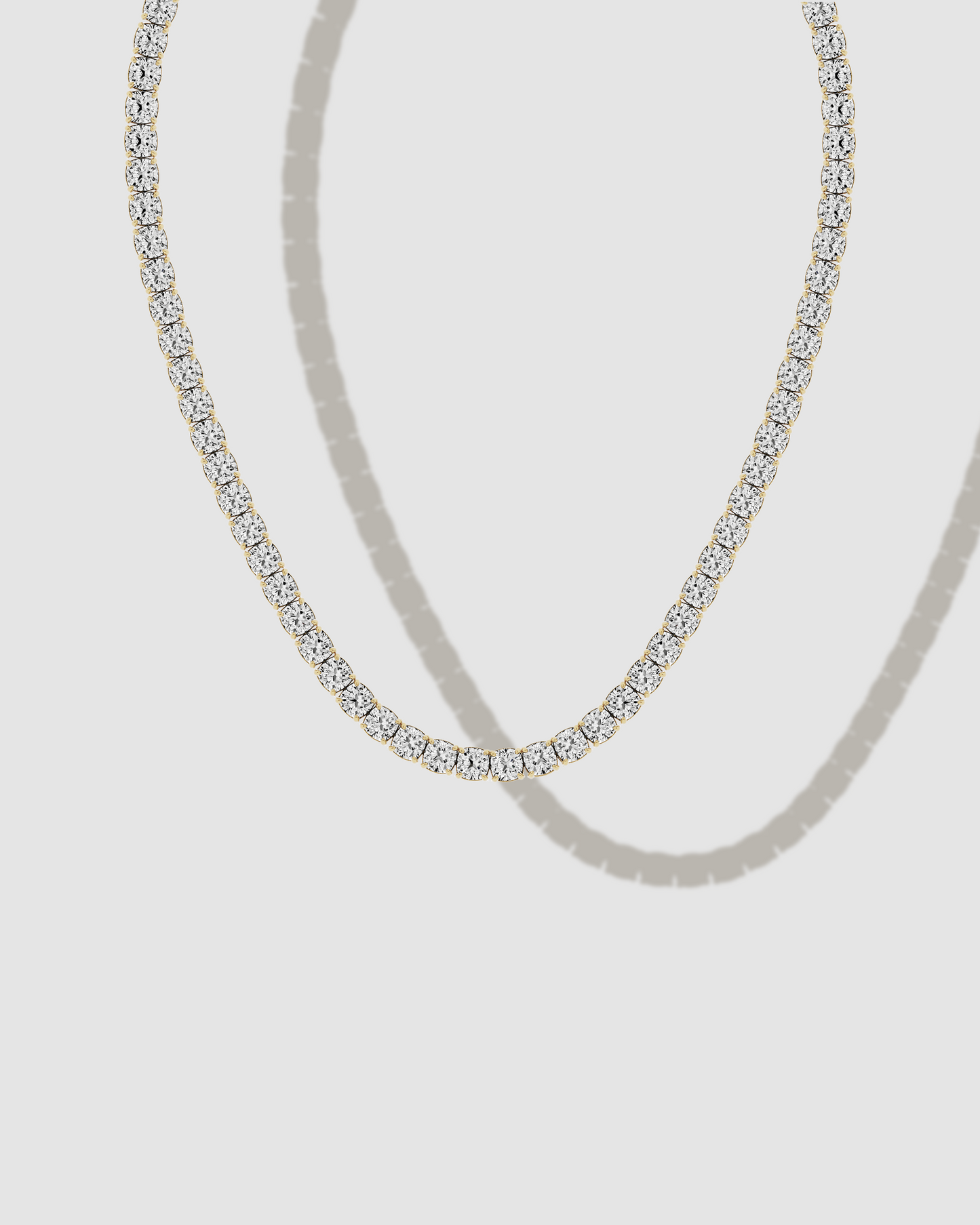 JF Lab - Cushion Cut Tennis Necklace