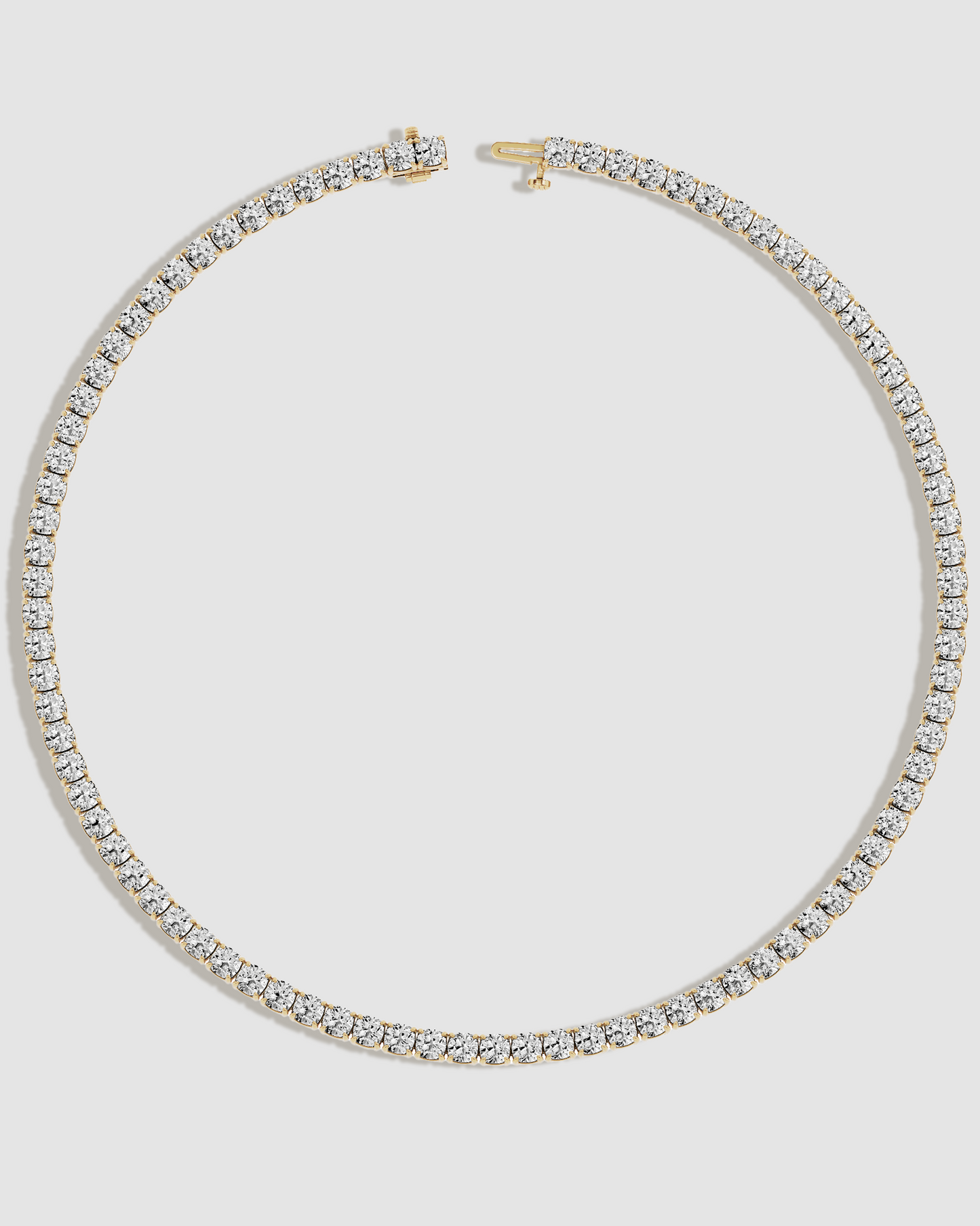 JF Lab - Cushion Cut Tennis Necklace