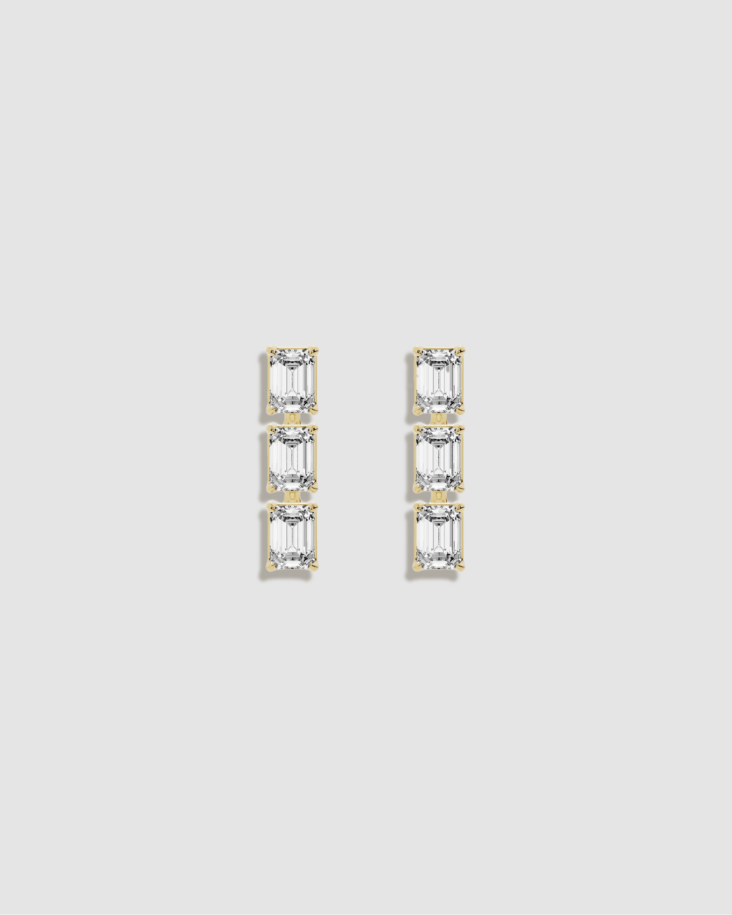 JF Lab - Emerald Cut Drop Earrings