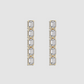 JF Lab - Emerald Cut Long Drop Earrings