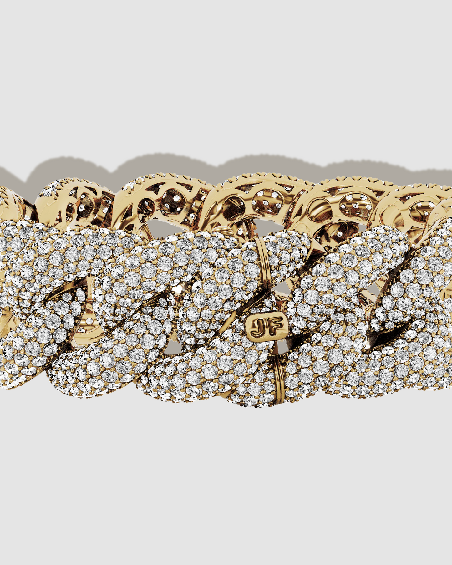 JF Lab - Pavé Diamond Cuban Link Bracelet