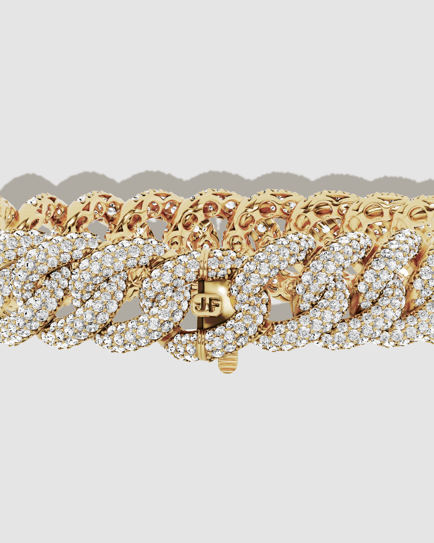 JF Lab - Pavé Diamond Curb Link Bracelet