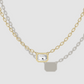 JF Lab - Radiant Cut Horizontal Solitaire Pendant