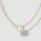 JF Lab - Radiant Cut Horizontal Solitaire Pendant