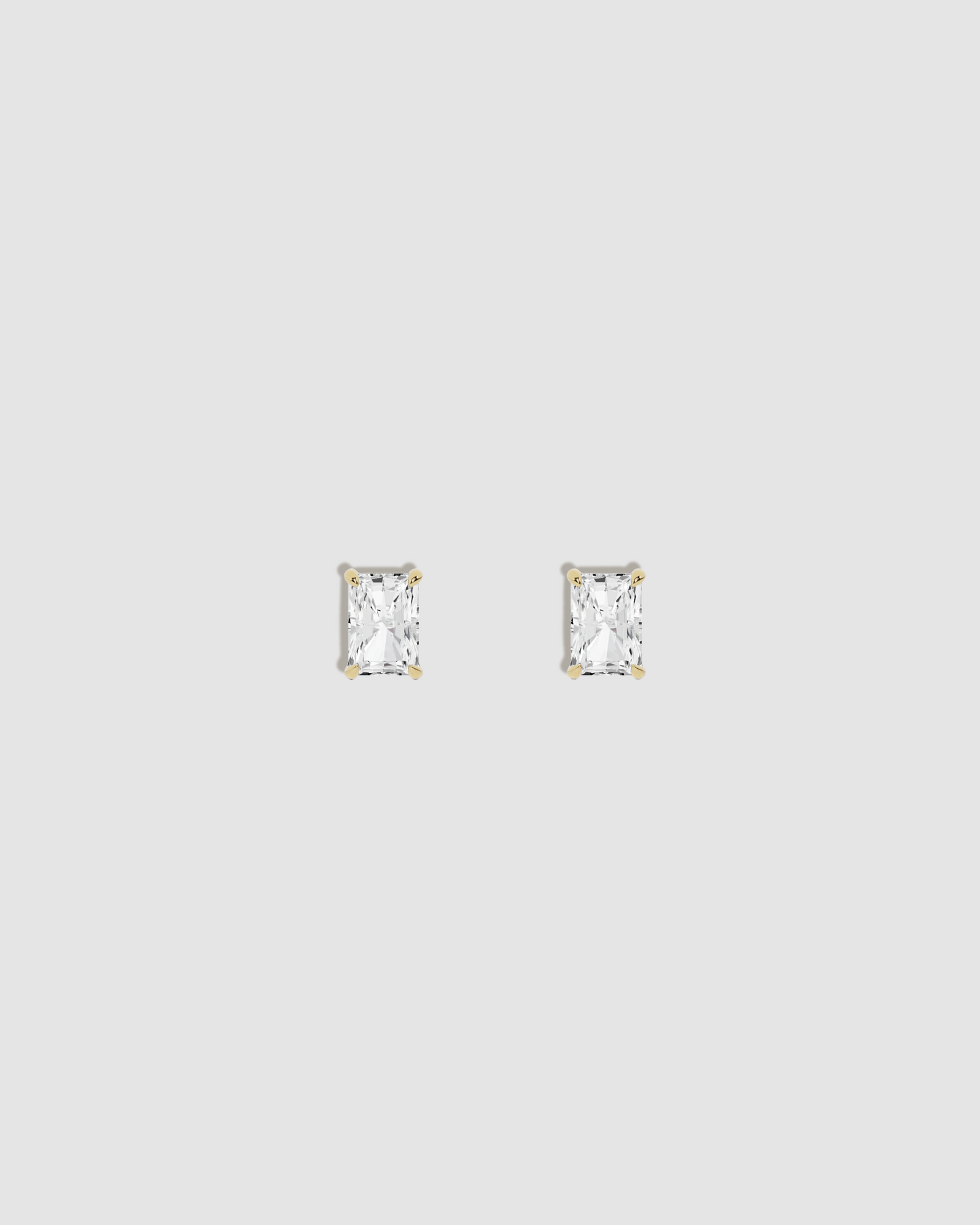 JF Lab - Radiant Cut Stud Earrings