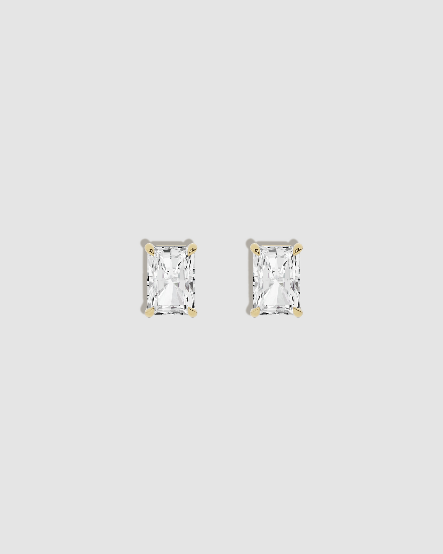 JF Lab - Radiant Cut Stud Earrings