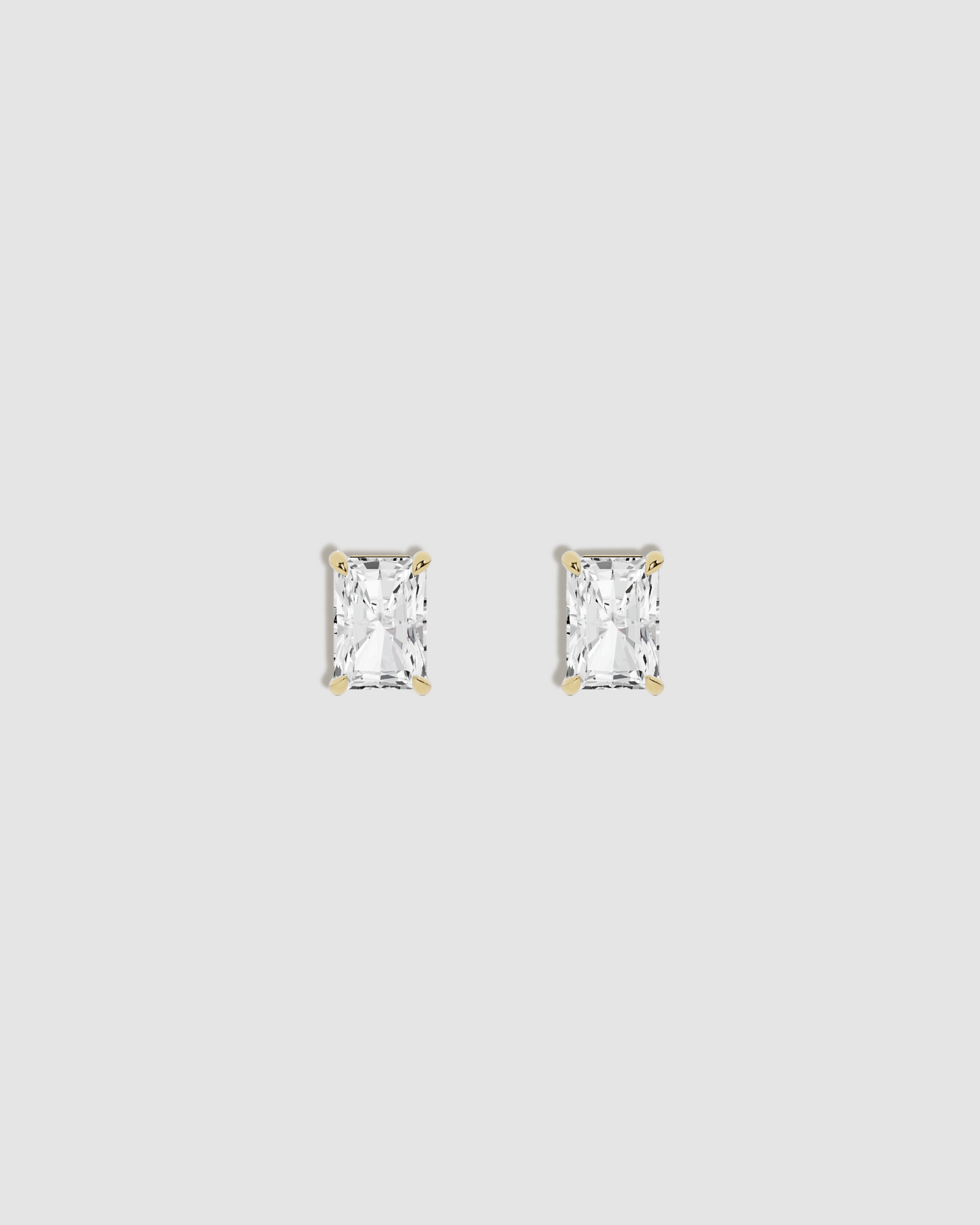 JF Lab - Radiant Cut Stud Earrings