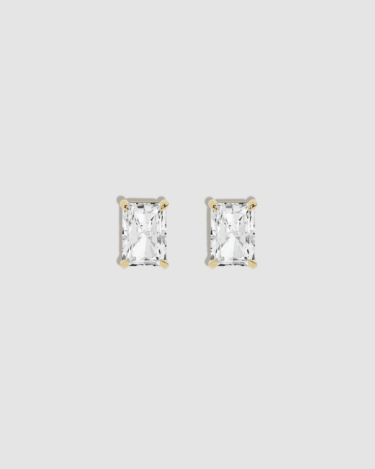 JF Lab - Radiant Cut Stud Earrings