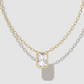 JF Lab - Radiant Cut Vertical Solitaire Pendant