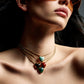Semi-Precious Small Heart Chain Necklace
