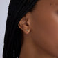 Single Mini Diamond Stud Earring in 18K Yellow Gold