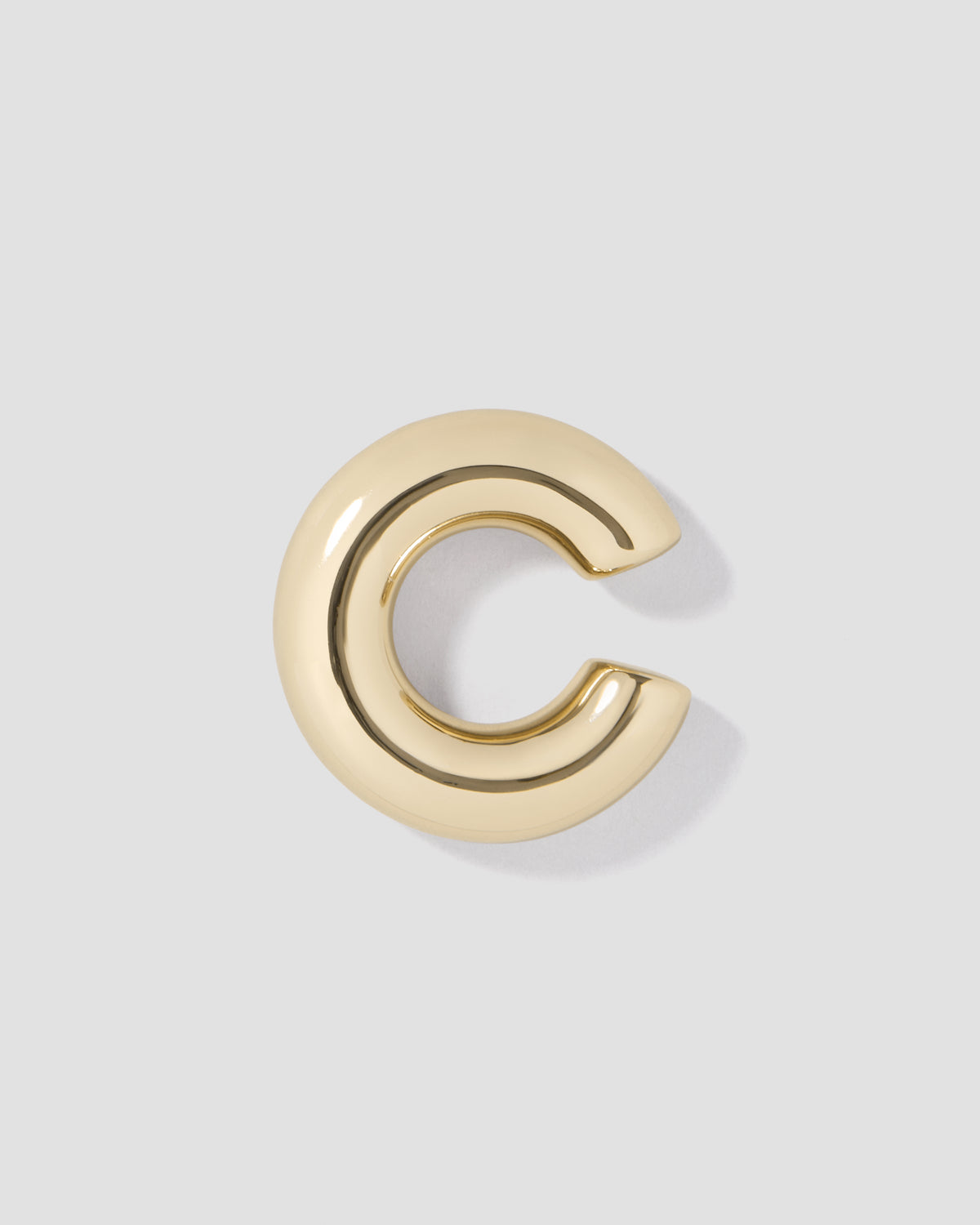 Jamma Ear Cuff earring - front view | 18k gold earrings