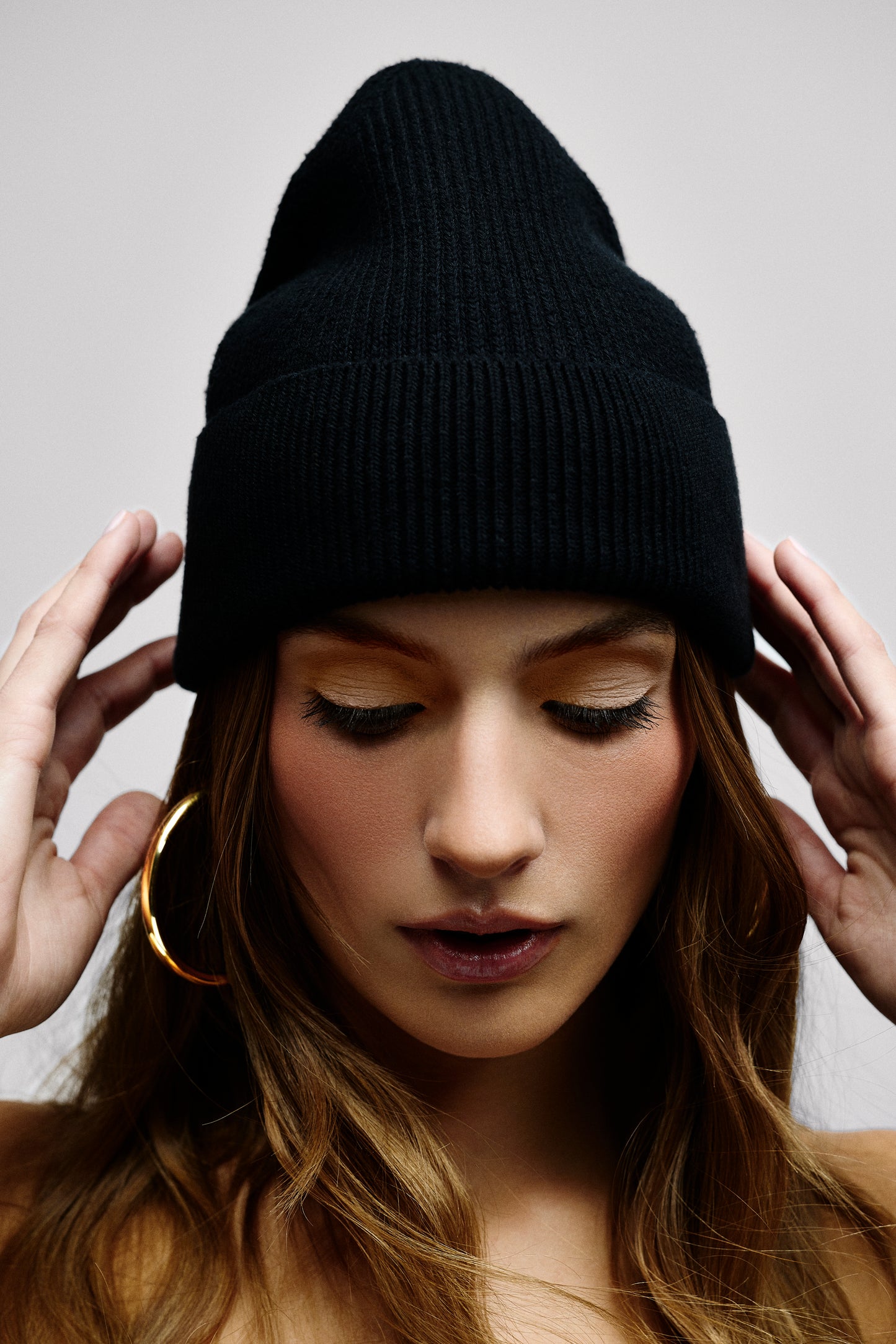 The Iconic Black Beanie