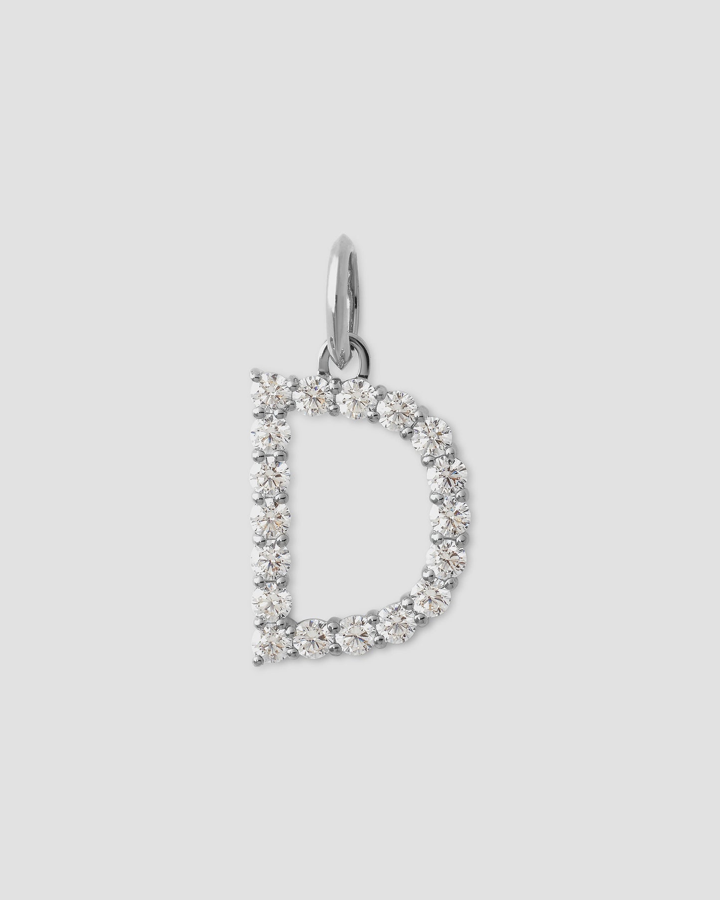 Large Floating Diamond Minimal Block Letter