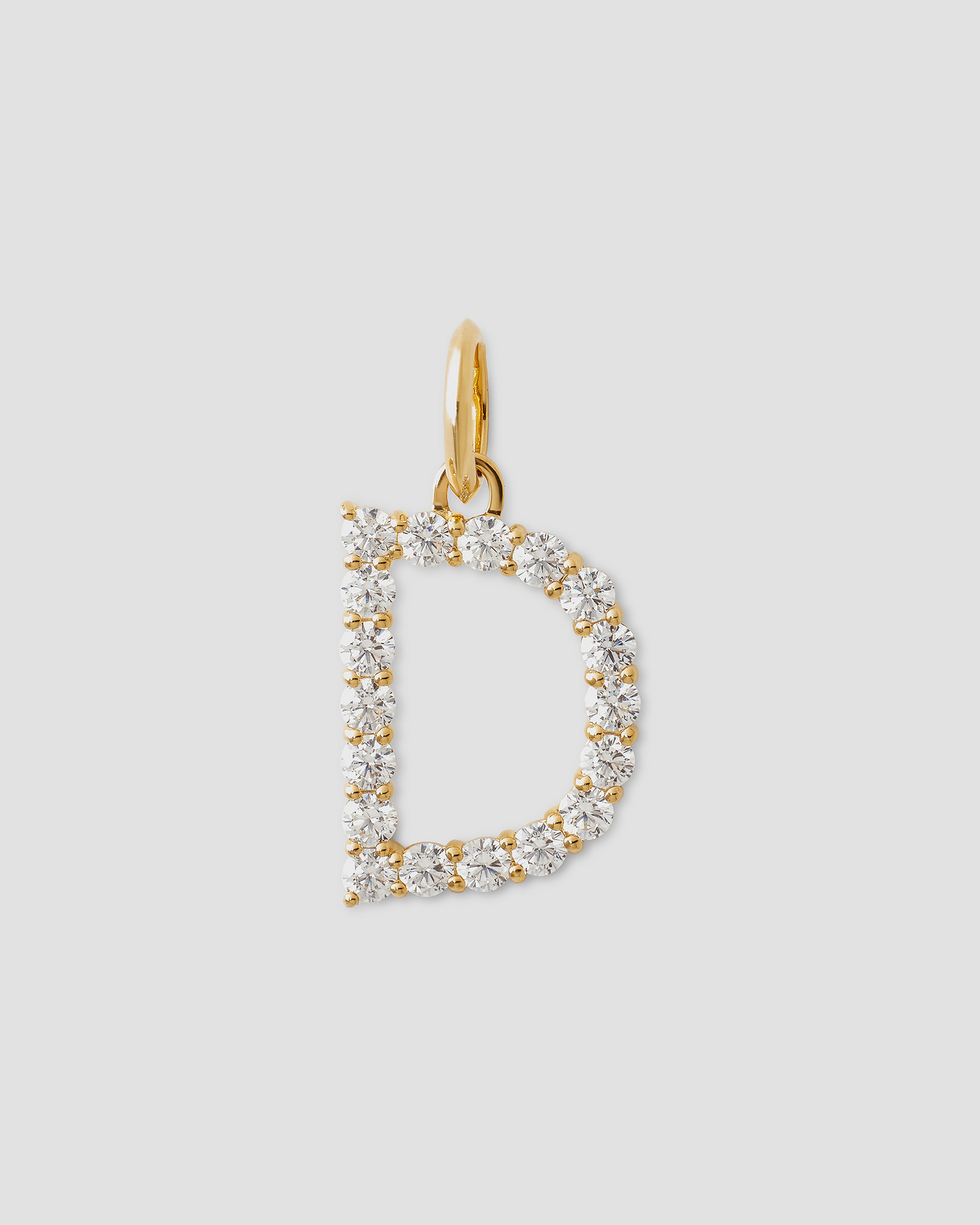 Large Floating Diamond Minimal Block Letter