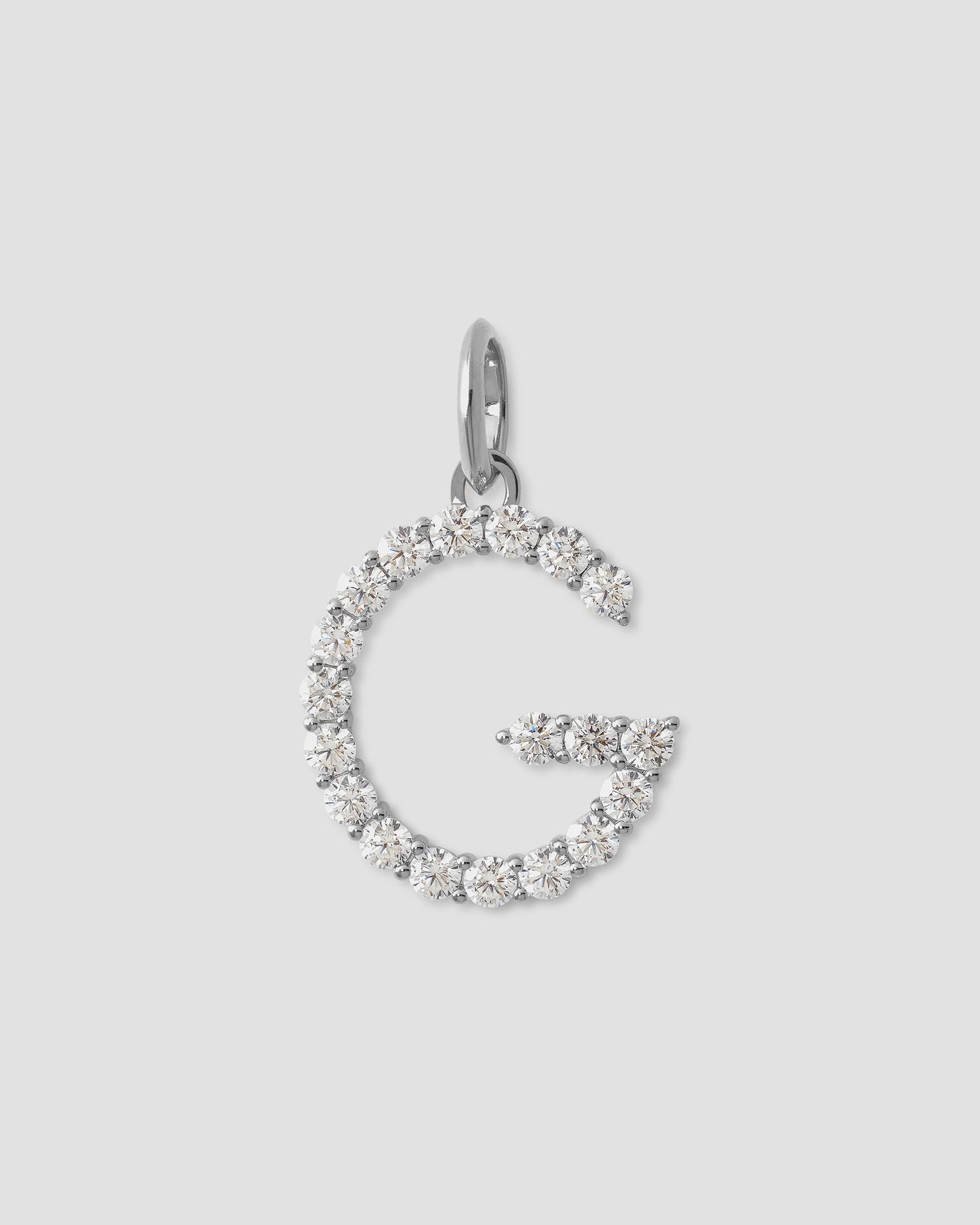 Large Floating Diamond Minimal Block Letter