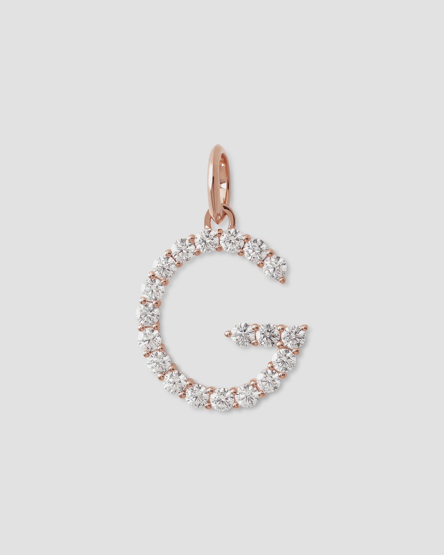 Large Floating Diamond Minimal Block Letter