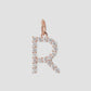 Large Floating Diamond Minimal Block Letter