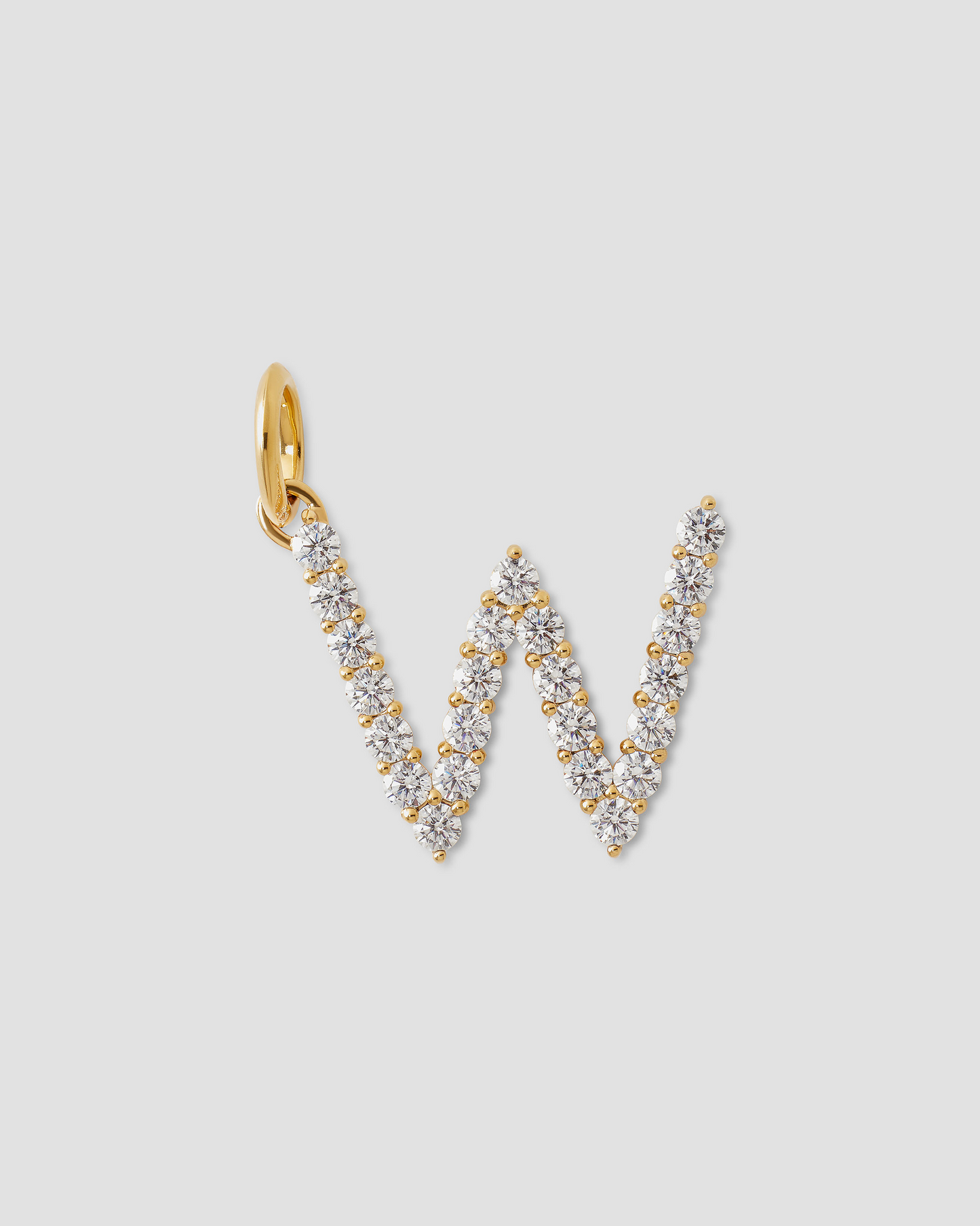 Large Floating Diamond Minimal Block Letter