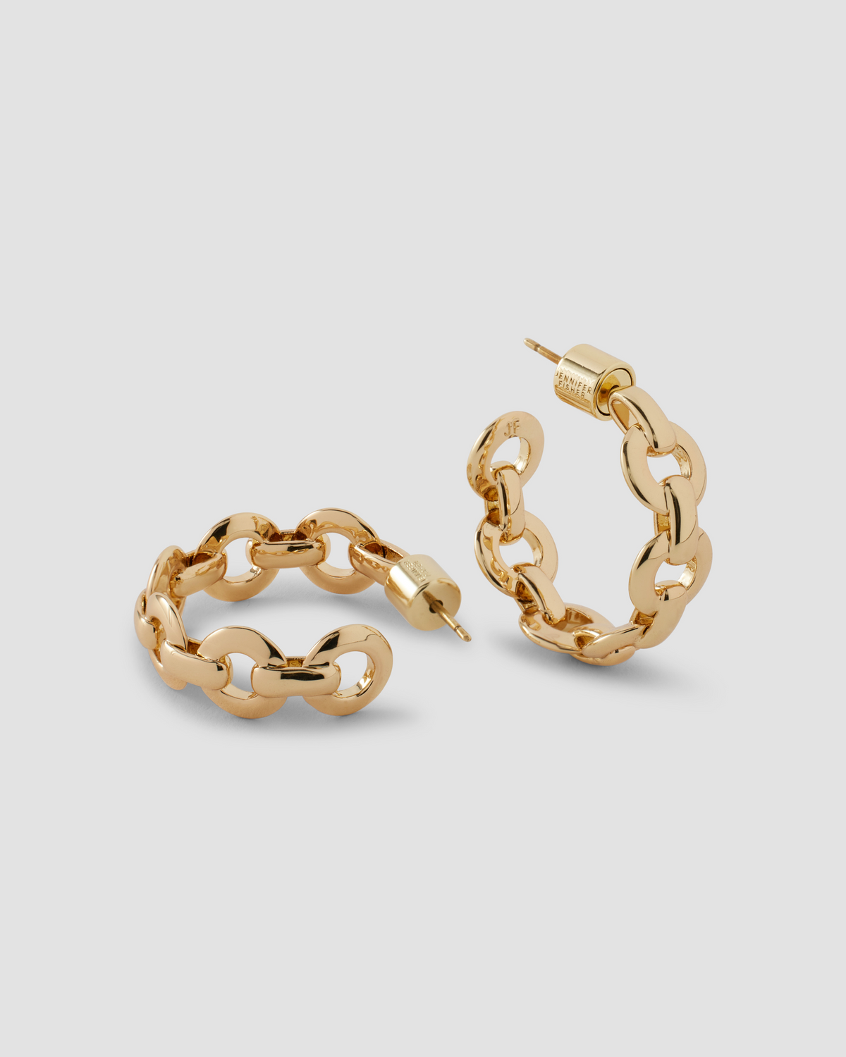 KDH Huggies earring - front view | gold huggie earrings