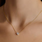Floating Lab Diamond Heart Pendant Necklace