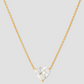 Floating Lab Diamond Heart Pendant Necklace