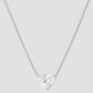 Floating Lab Diamond Heart Pendant Necklace