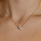 Floating Lab Diamond Heart Pendant Necklace
