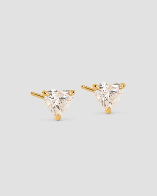 18k yellow gold pair