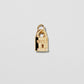  Jennifer Fisher - Large Family Gothic Lock with 2 White Diamonds - Yellow Gold