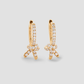 18k yellow gold pair