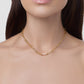 Large Long Link with Circle Push Clasp