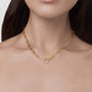Large Long Link with Circle Push Clasp