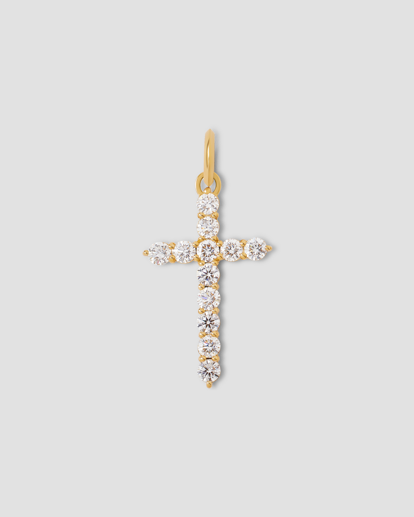 Large Floating Diamond Cross