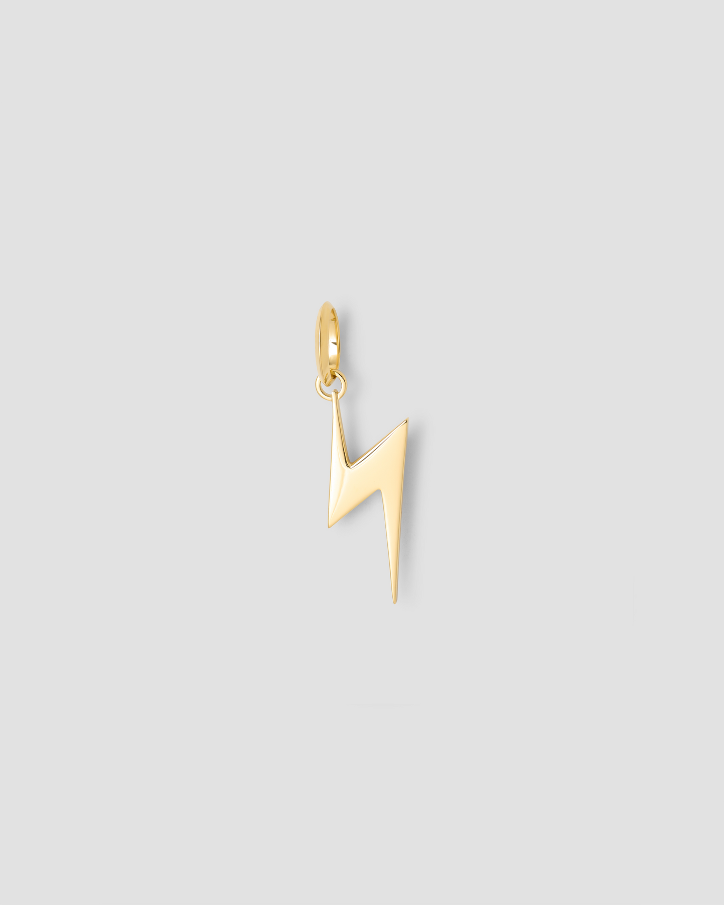 Lightening Bolt Charm in 18K Yellow Gold
