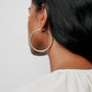 2" Lilly Hoops in 14K Yellow Gold