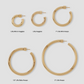 1.5" Lilly Baby Hoops