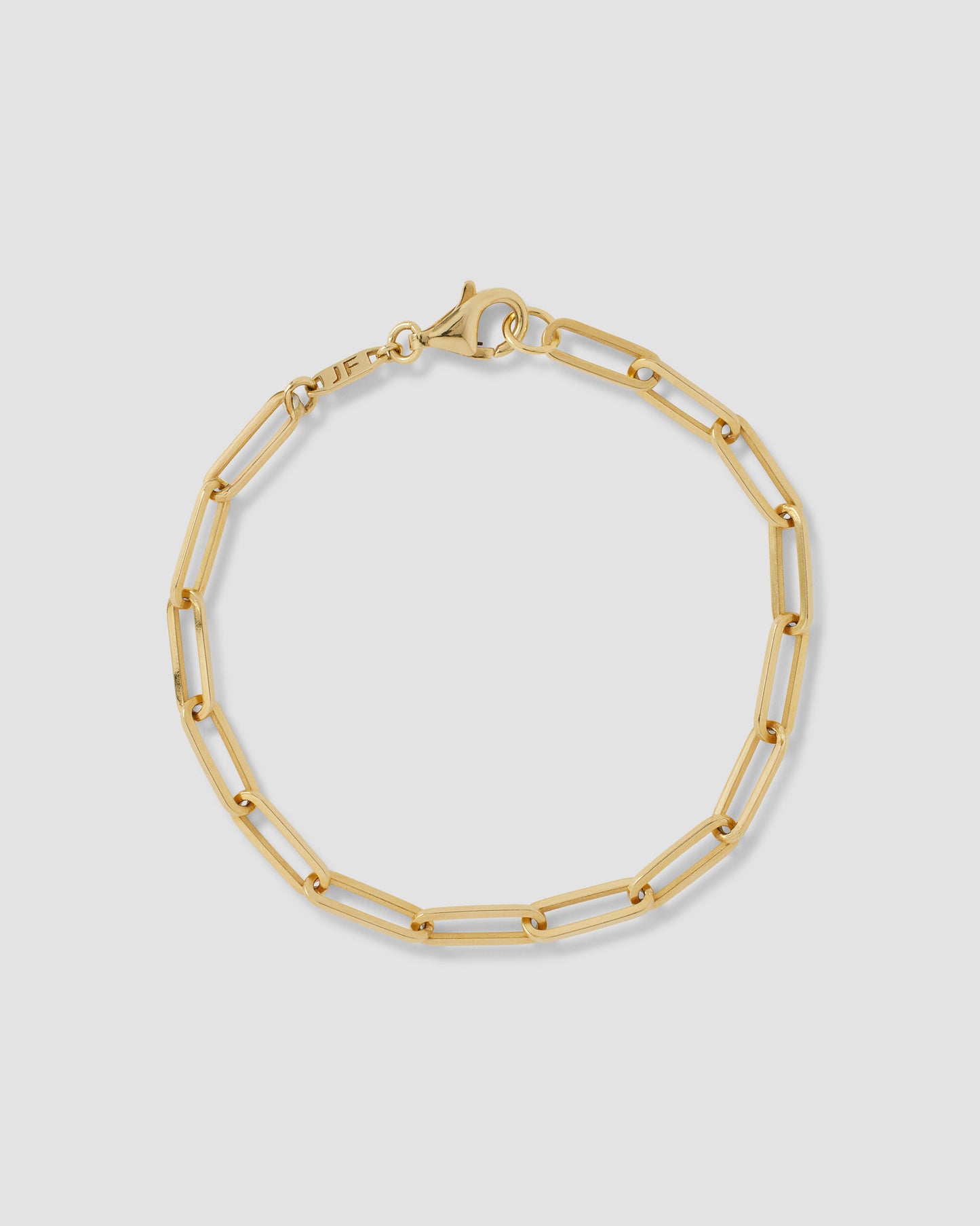 Long Link Charm Bracelet