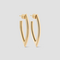 Small Marquise Hoops