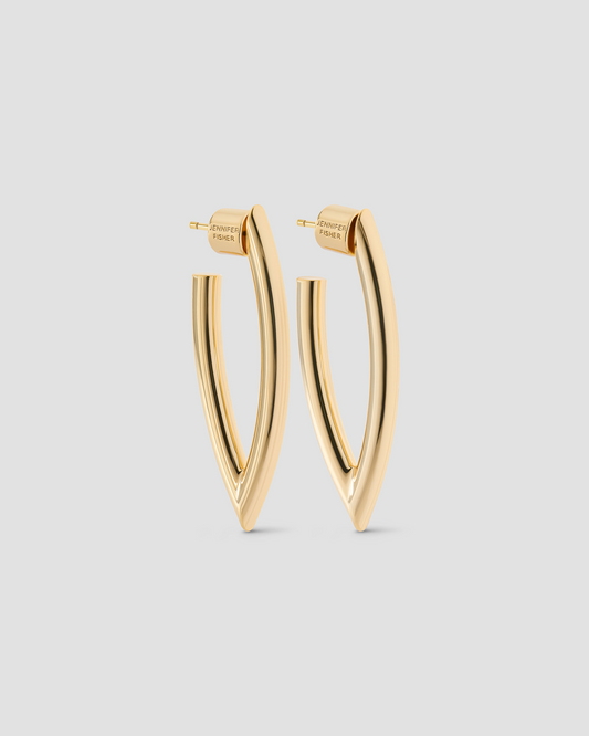 Small Marquise Hoops