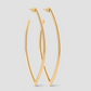 Large Marquise Hoops