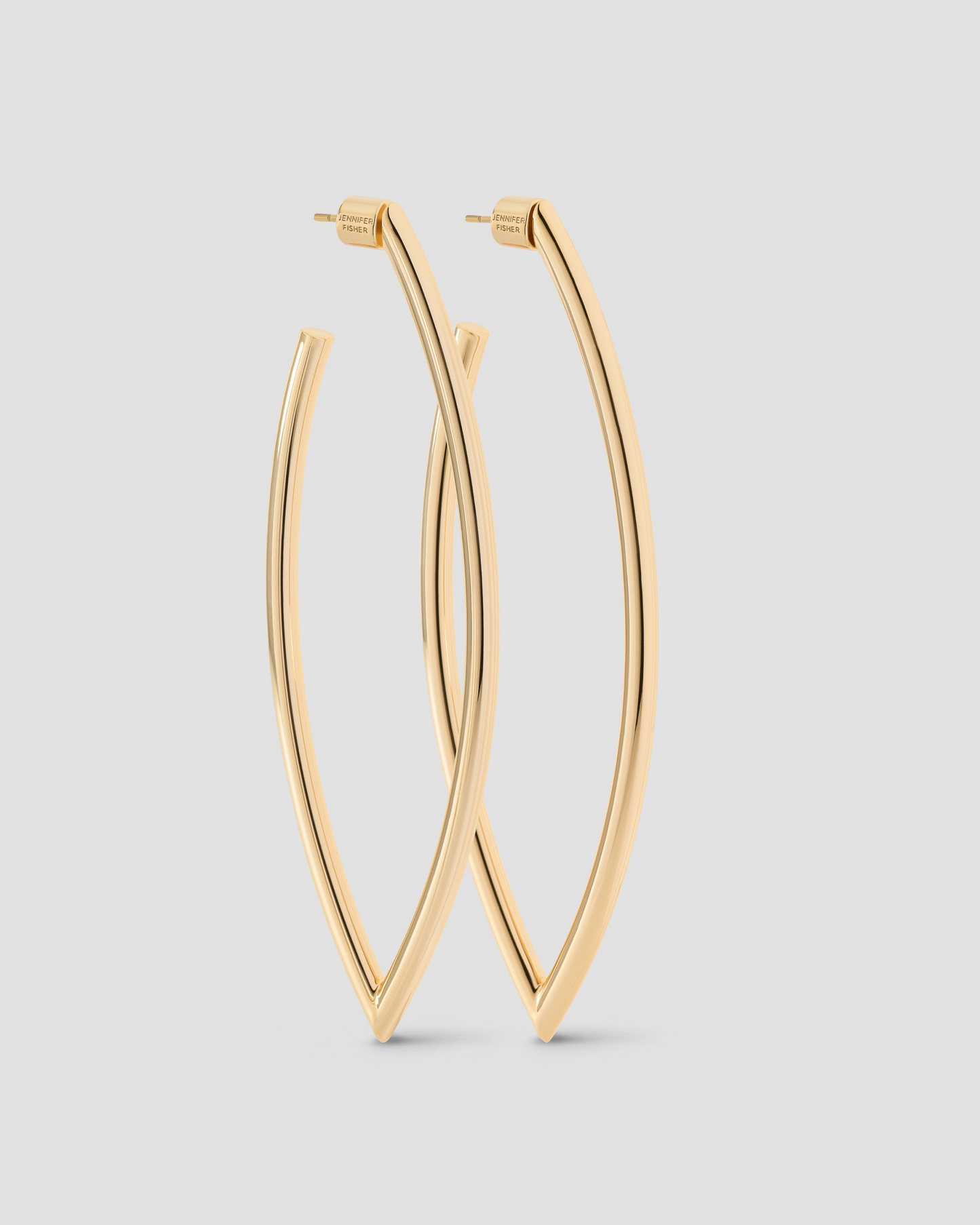 Large Marquise Hoops