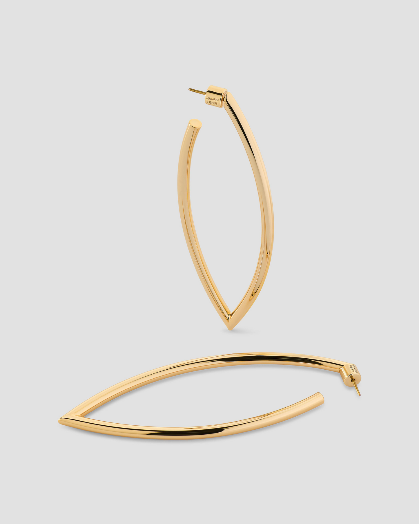 Large Marquise Hoops