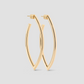 Medium Marquise Hoops
