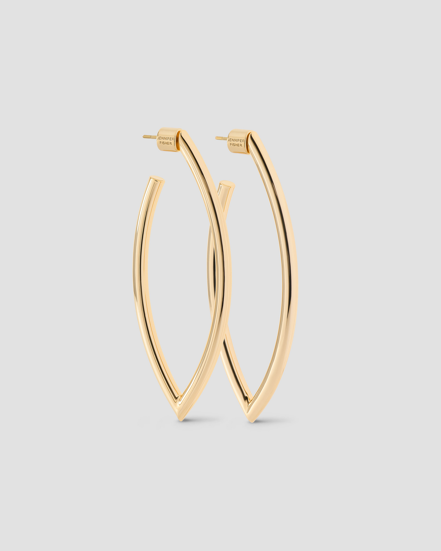 Medium Marquise Hoops