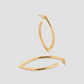 Medium Marquise Hoops