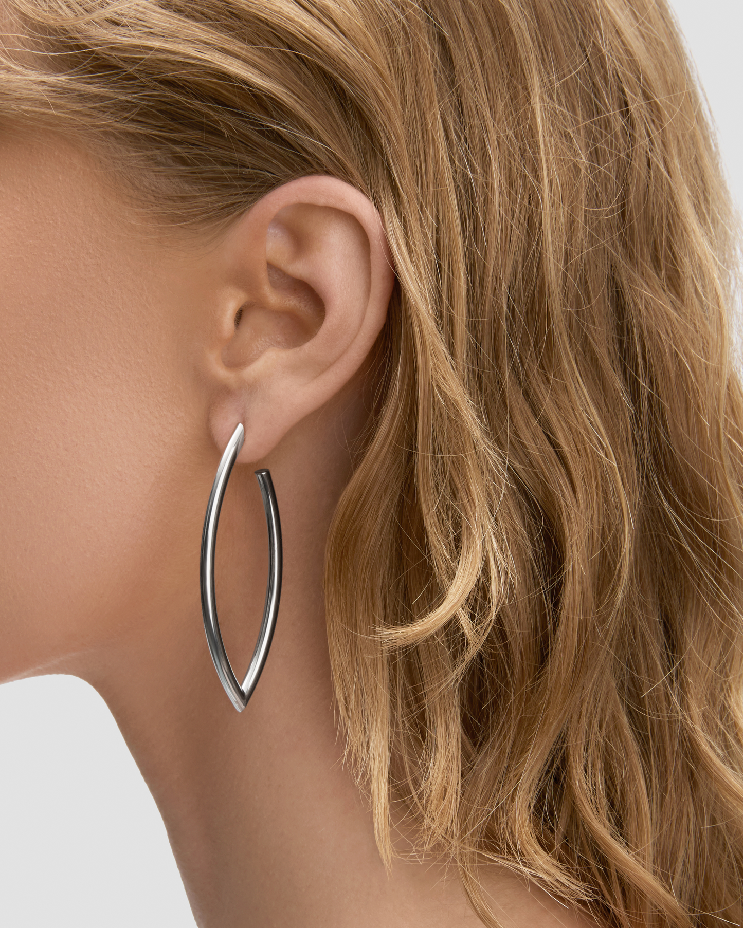 Medium Marquise Hoops
