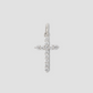 Medium Floating Diamond Cross