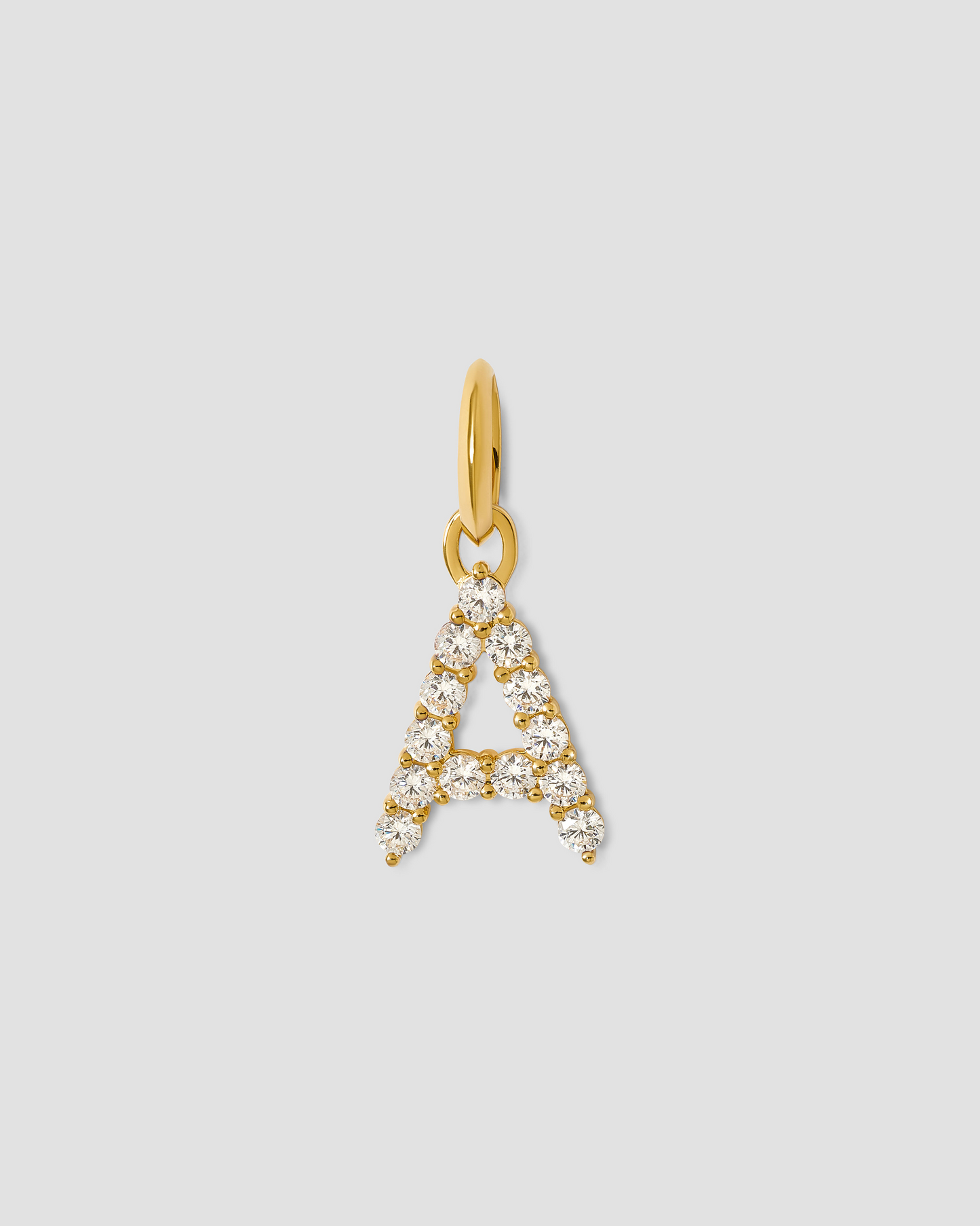 Medium Floating Diamond Minimal Block Letter